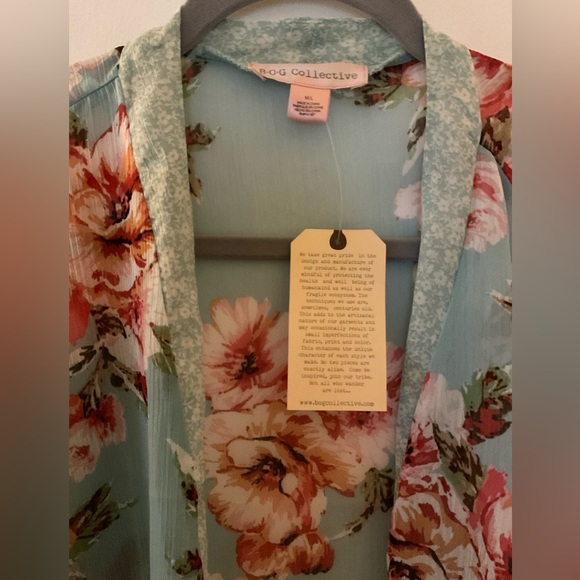 B.O.G Collective Kimono NWT - Picture 3 of 5
